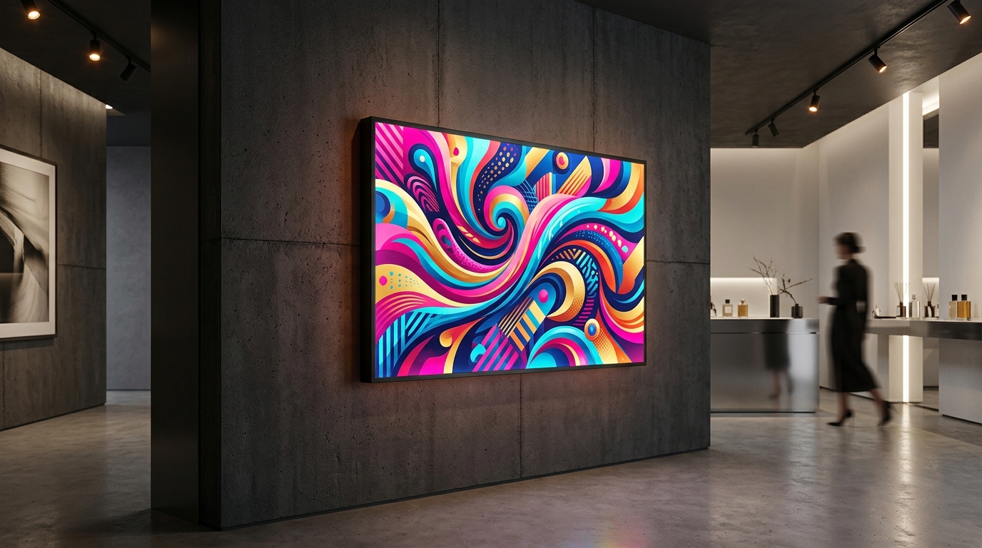 System kasetonów LED dla centrum handlowego
